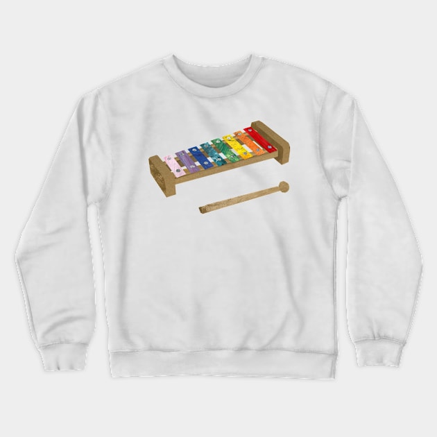 Xylophone Crewneck Sweatshirt by Babban Gaelg